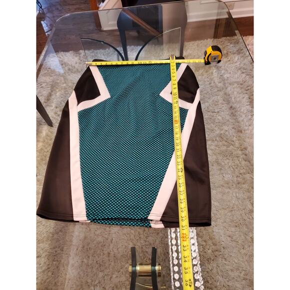 Lucy Diamonds Women's Blue Polyester Long Sleeve Top & Skirt 2 Pc's Suit Size XL - Picture 4 of 14